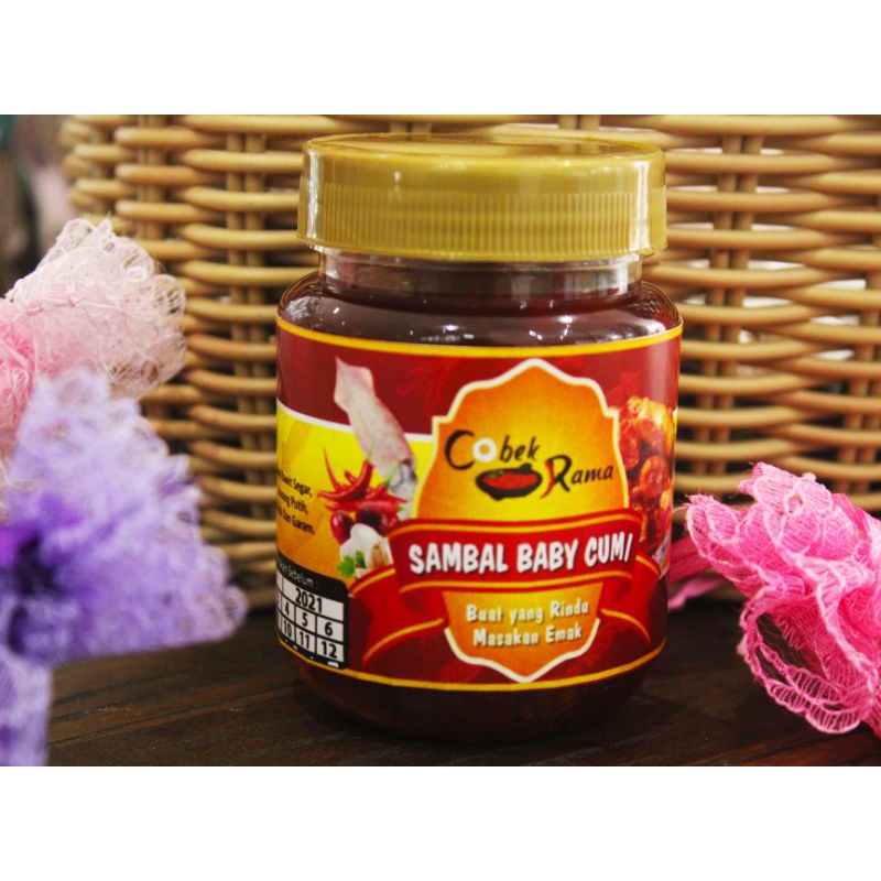 

SAMBAL BABY CUMI ISI 180 GRAM