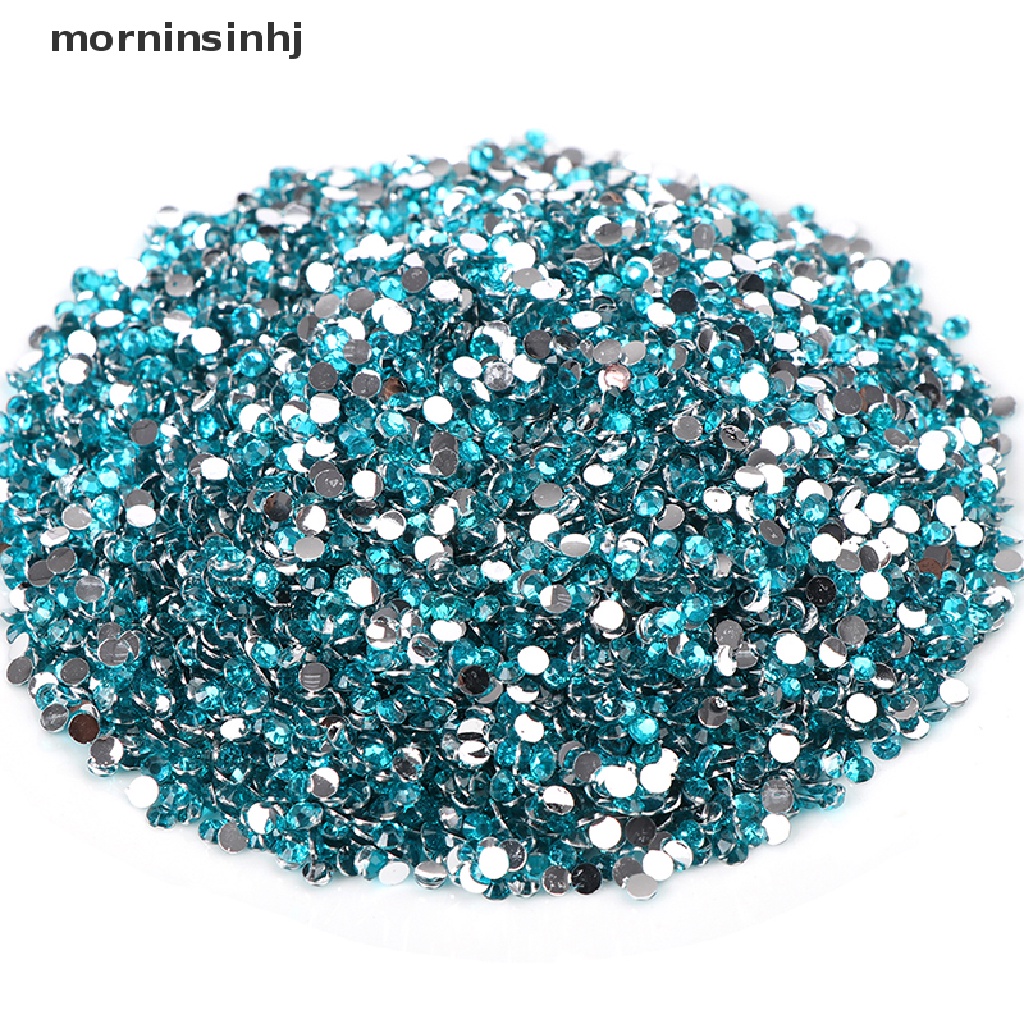 Mornin 10000pcs Kristal Jelly Flatback 3mm Untuk Dekorasi Nail Art