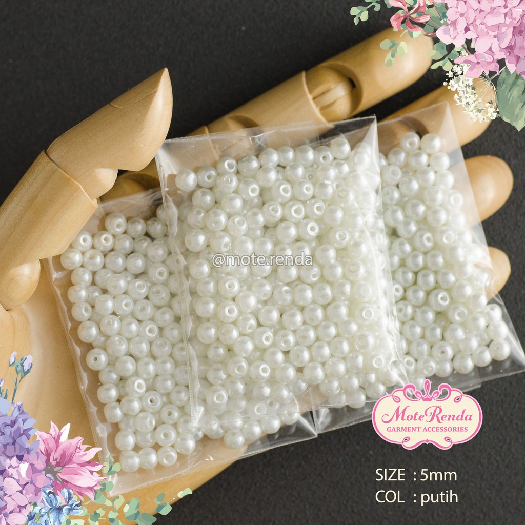 Mutsin/mutiara kaca, 5mm kode 4PRY