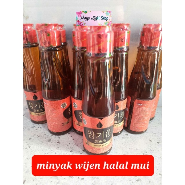 Minyak Wijen minyak bawang putih bawang merah halal mui termurah sesame oil original minyak serbaguna minyak topoki bibimbap