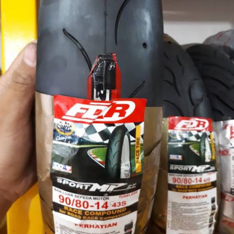 Ban Luar FDR 90/80-14 Sport MP 27 Ring 14 Softcompound Road Race Vario Beat Spacy Scoopy Mio Nmax Fi