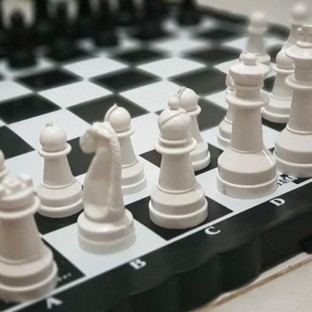 Papan Catur Plastik Ukuran Besar XL - Chess Board Games