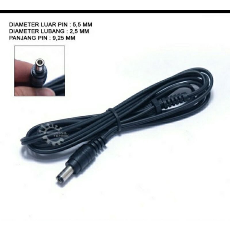 kabel dc LB / lobang besar jual per/10pcs