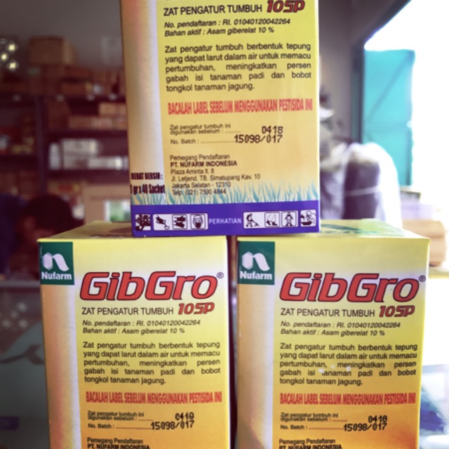 Jual Gibgro Sp Zat Pengatur Tumbuh Giberelin Shopee Indonesia