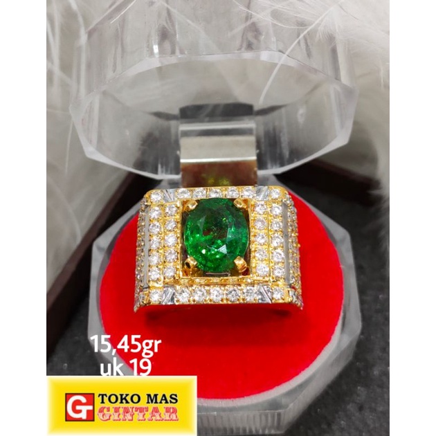 cincin laki-laki mata berlian 2 (75%)