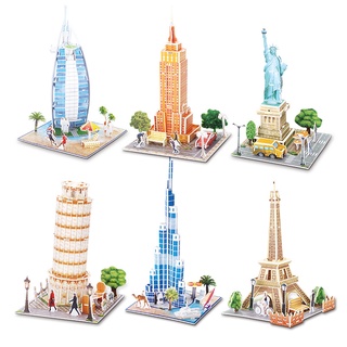 Image of thu nhỏ PUZZLE 3D FOAM KEAJAIBAN DUNIA / WONDERS OF THE WORLD /  mainan edukasi anak #0