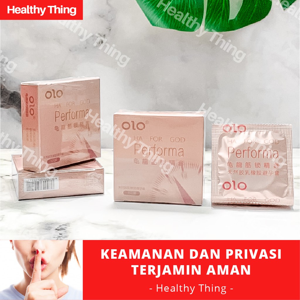 SATUAN Kondom OLO For God Perfoma Condom Tipis 0.01mm