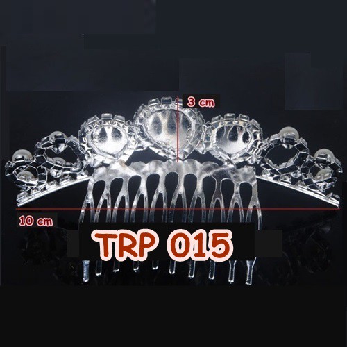 [SIAP KIRIM] AKSESORIS WEDDING TIARA SIRKAM RAMBUT PESTA PERNIKAHAN TRP015