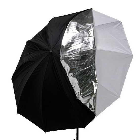 Payung Studio Reflective Photography Umbrella Double Layers 83cm - Black/White