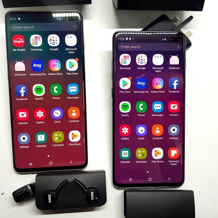 [Handphone Second] Samsung S10 Plus 1Tb Ex Singpura fullset HP Bekas