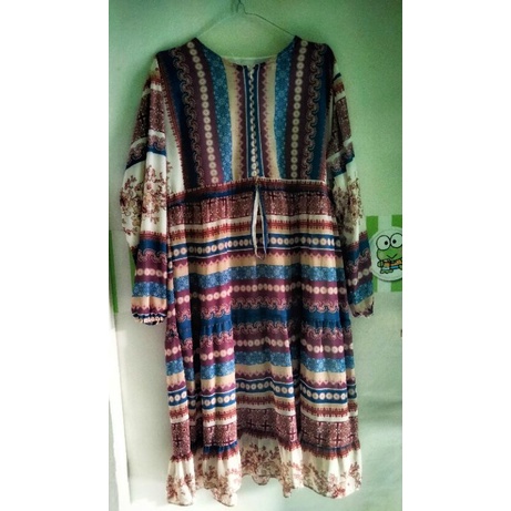 Tunik Etnik Dress (Preloved)