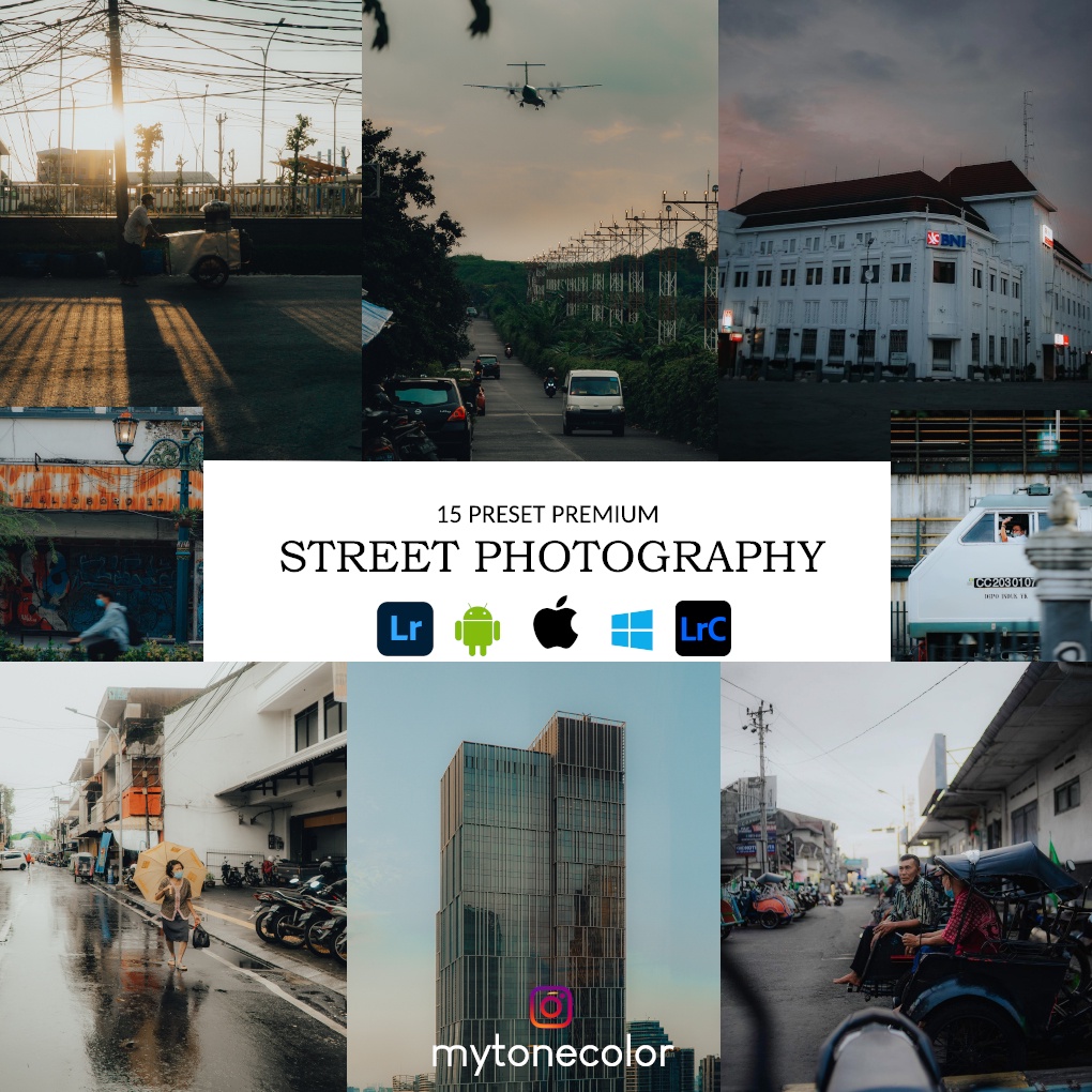 15 Preset Lightroom Premium Street Photography Untuk Android Ios & Komputer