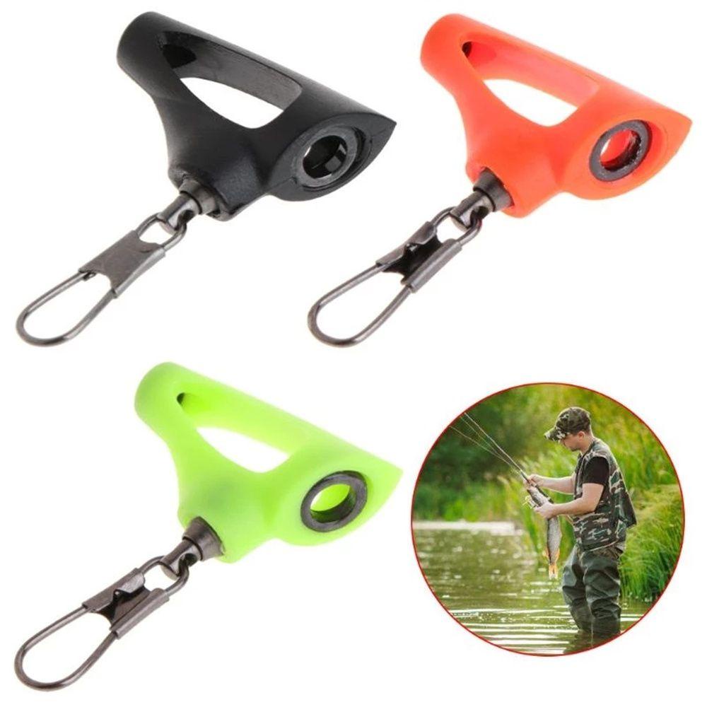 Klip Pancing Agustina Tahan Lama Outdoor Pelampung Pancing Gantung Plug Fish Tackle Tools Rotating Pins Konektor Pancing