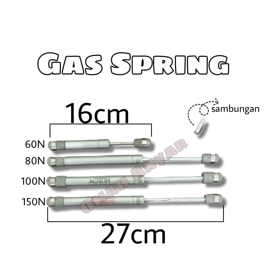 Gas Spring Hidrolis Hidrolik Variasi Modif Jok Motor Kap Mobil Ayla Agya