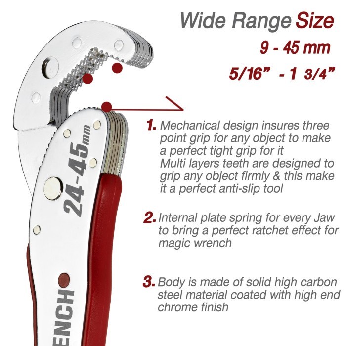 MAGIC WRENCH / KUNCI PAS SERBA BISA