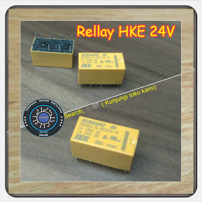 Rellay Huigang 24V 8 pin HKE relay riley 24 V 8pin rilei