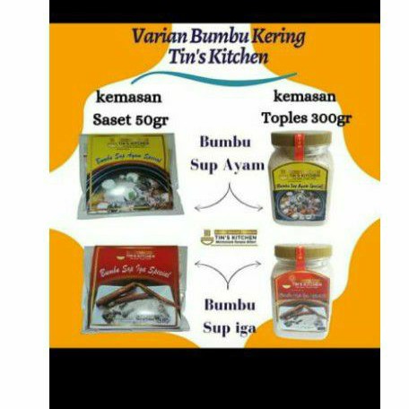 

Bumbu kering sop ayam spesial dan sop iga Tins's Kitchen