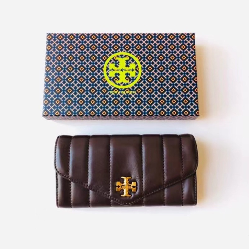 Tory Burch Kira Heirloom Quilted Envelope Wallet