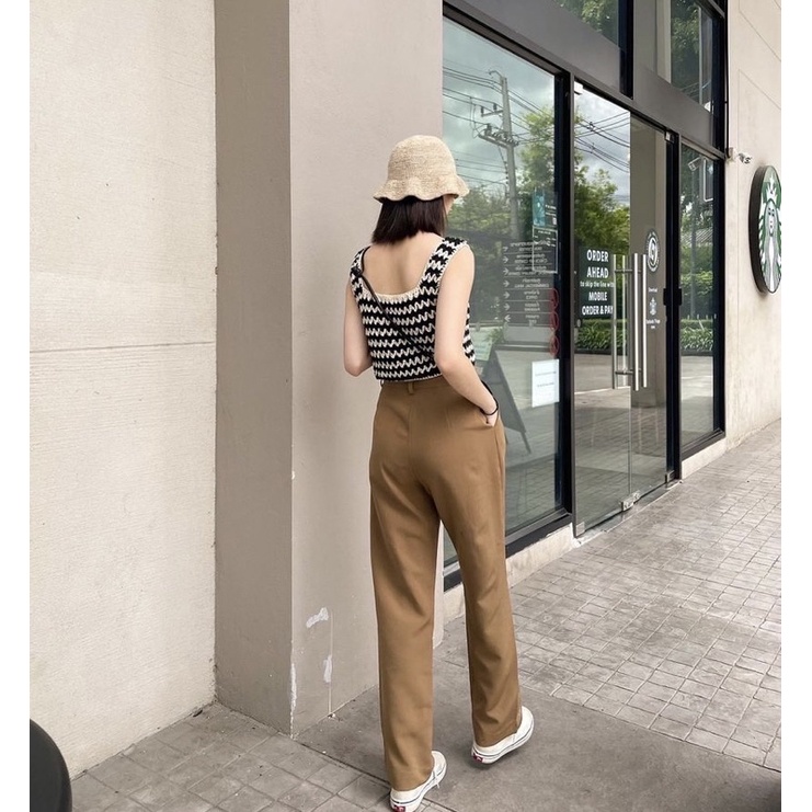 Loose Pants Trousers Wanita - Celana Anti Kusut - Celana Kulot Wanita