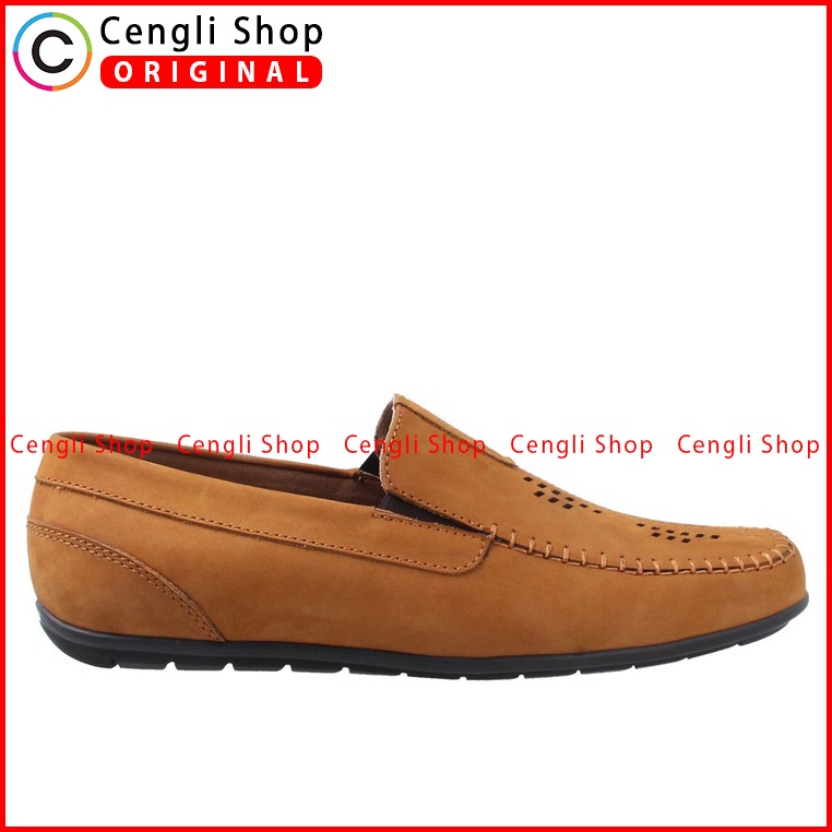 SEPATU PANSUS PAKALOLO PRIA ORIGINAL LOAFER CASUAL KULIT COKLAT PB04