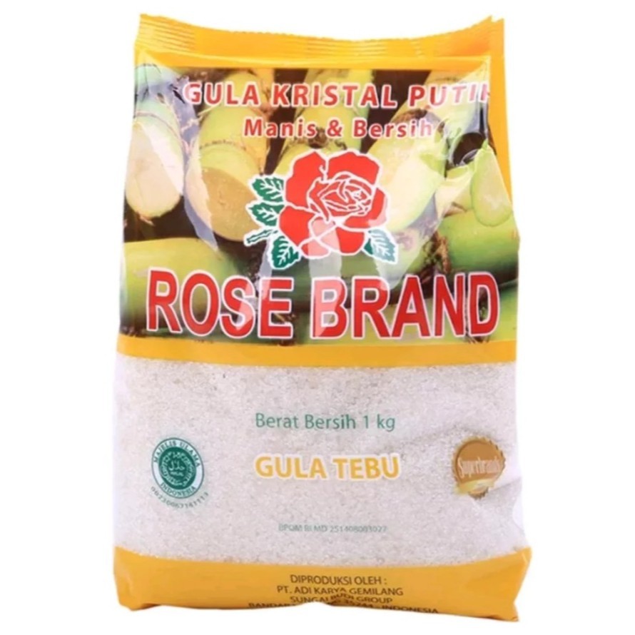 Gula Pasir Rose Brand KUNING 1kg / Gula Rose Brand KUNING 1 kg