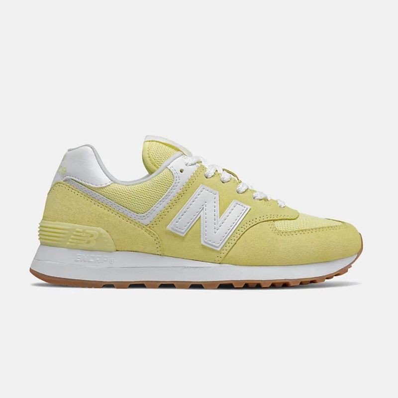 NEW BALANCE WL 574 PS2 "LEMON HAZE/WHITE/GUM" ORIGINAL
