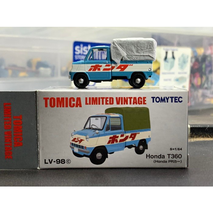 Tomica Limited Vintage LV-98c Honda T360 Honda PR Car