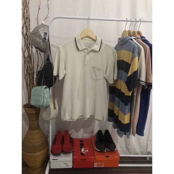 Preloved Polo Shirt Arnold Palmer Original White Size M