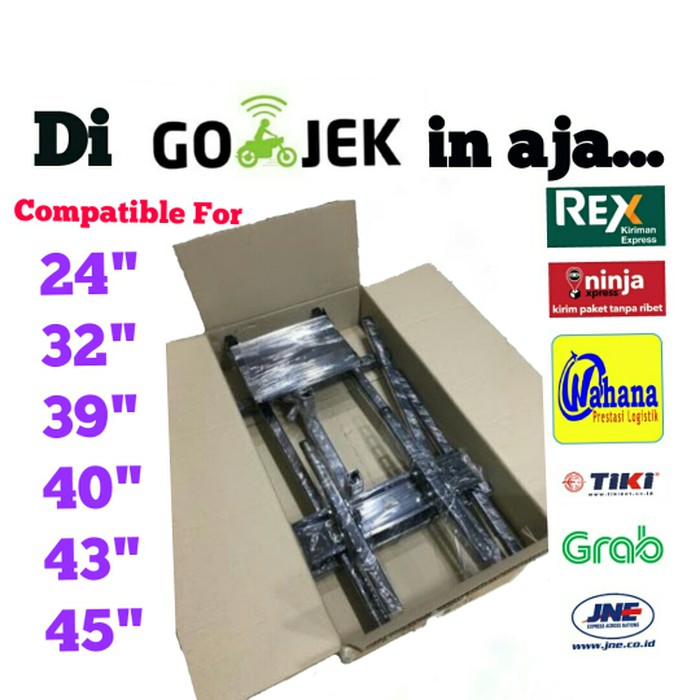 Bracket Stand 32 inch s/d 49&quot; Bisa Gojek ori