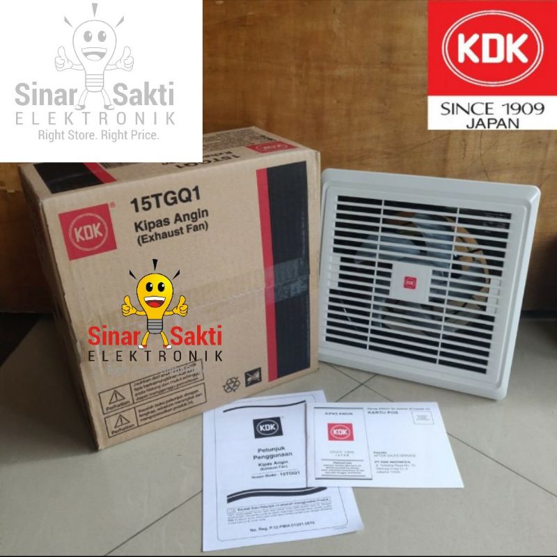 KDK Exhaust Fan Plafon 6&quot; 6 inch Kipas Plafon Ceiling 15TGQ1 15 TGQ 15TGQ