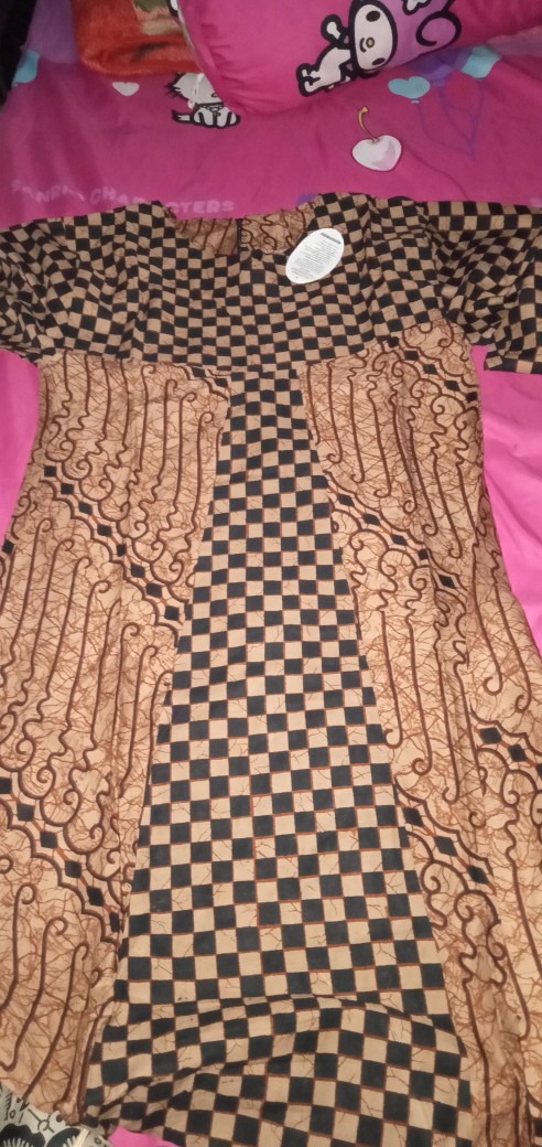 Andhini Seling Tunik Sogan Kombinasi Tunic Andini Selling Andhini Tunik Batik Modern Seragaman