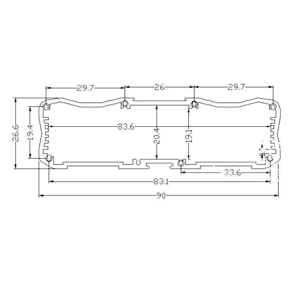 Populer Papan Sirkuit Shell Aluminium Shielding Box Alat Kotak Proyek Elektronik