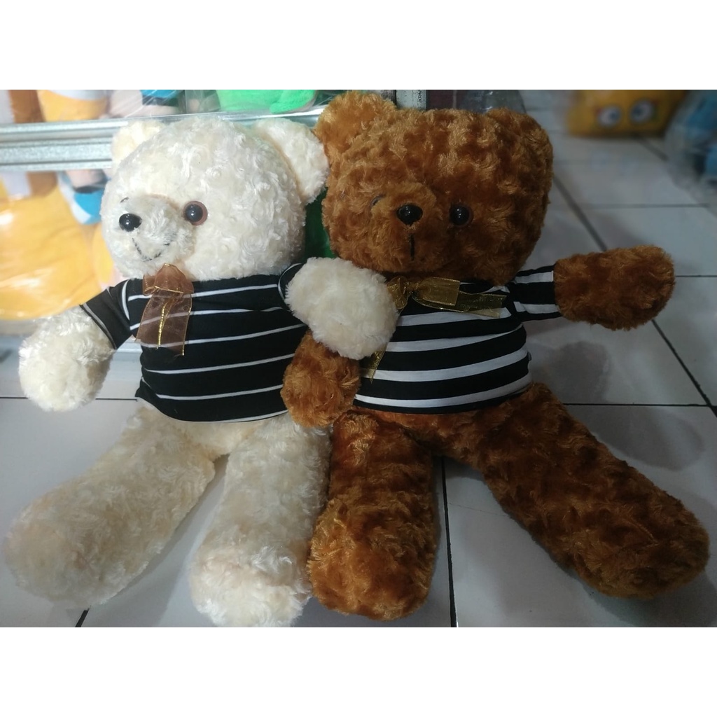 BONEKA TEDDY BEAR PAKAI BAJU BONEKA BERUANG