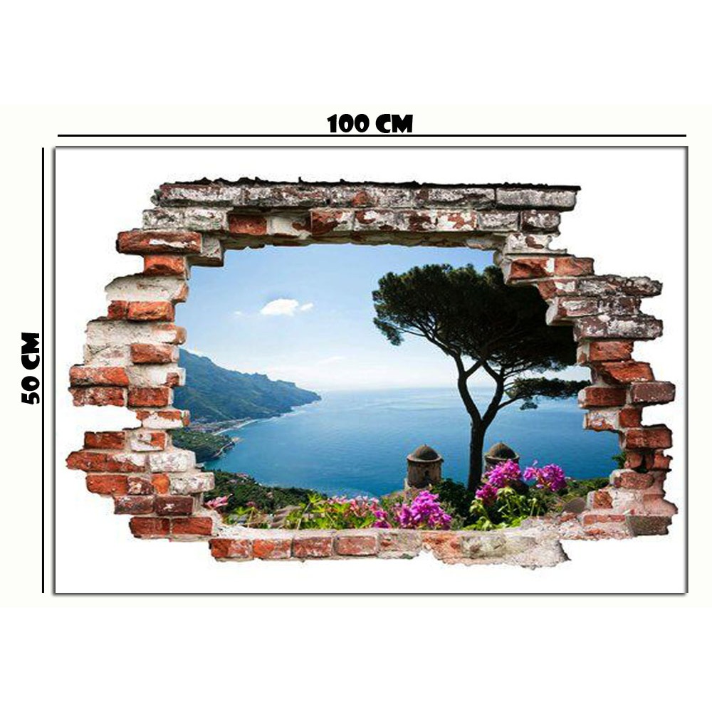 

Poster Jumbo bahan albatros Uk 70 x 100 cm motiv Pemandangan 3D