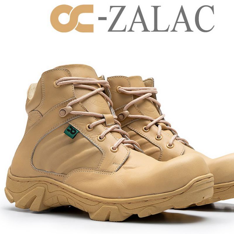 OC ZALAC,SEPATU SAFETY PRIA KULIT ASLI ODON CIBADUYUT