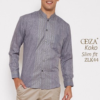 Odza Baju  Koko  Muslim Pria Lengan Panjang Slim  Fit  