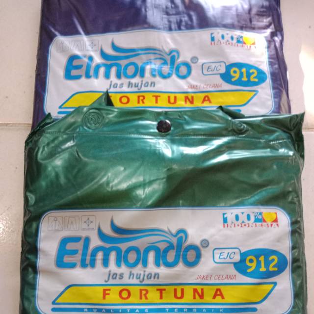 Jas Hujan Dewasa Jumbo Karet BIG SIZE XXL Fortuna Elmondo 912 / Jas Hujan Jumbo Murah Laris Terlaris