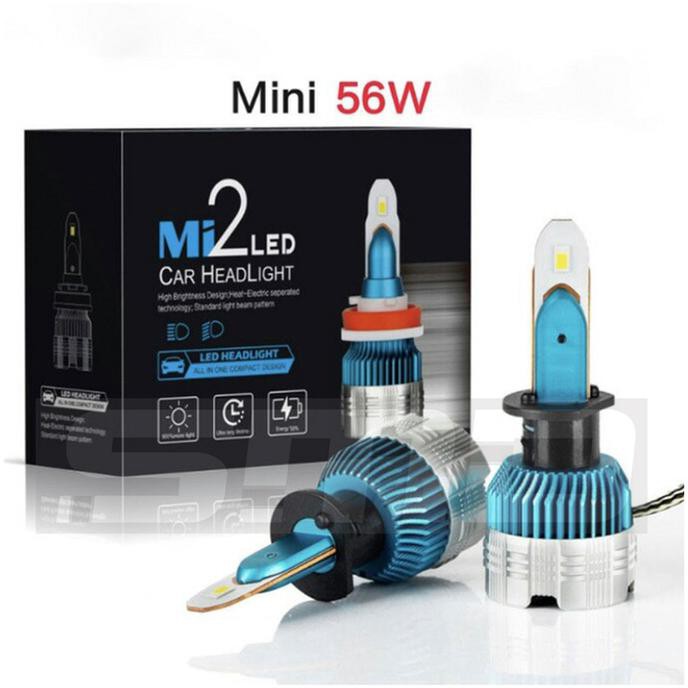 TERBAIK LAMPU LED H4 MI2LED CUSTOM CHIPS ORIGINAL MOBIL MANTAP TERANGNYA #4