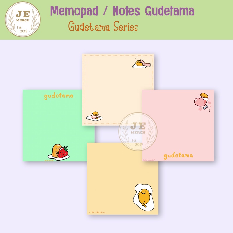 

Memopad / Memo pad / Notes Gudetama Series