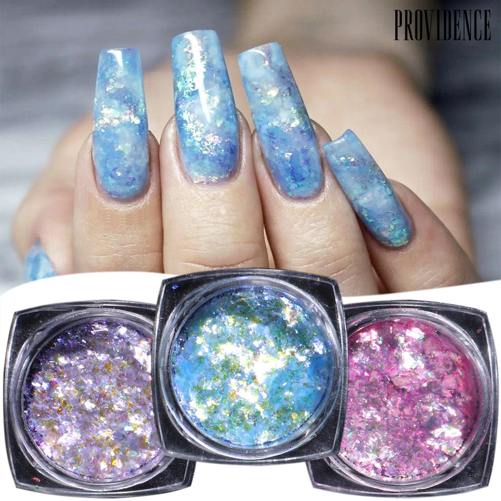 Providence 1 Botol Payet Glitter Cellophane Berkilau Untuk Dekorasi Nail Art / Manicure