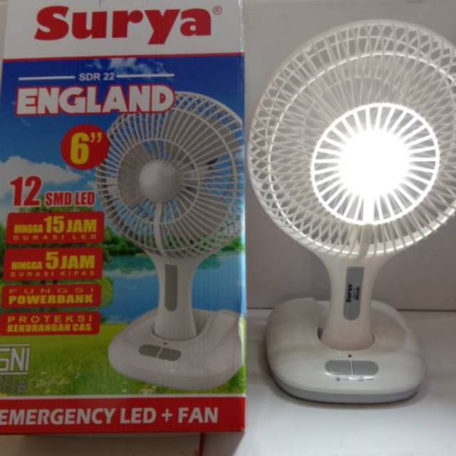 Kipas Angin surya&quot;(ENGLAND)/kipas + lampu surya/Kipas Angin lampu  Emergency