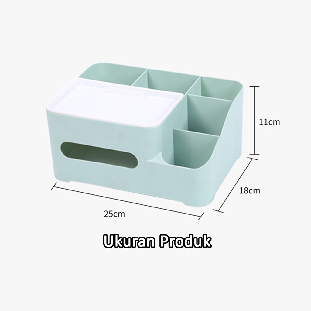 Kotak Tisu Serbaguna | Tissue Box | Kotak Penyimpanan | Smartphone Holder |Tissue Box Multifungsi