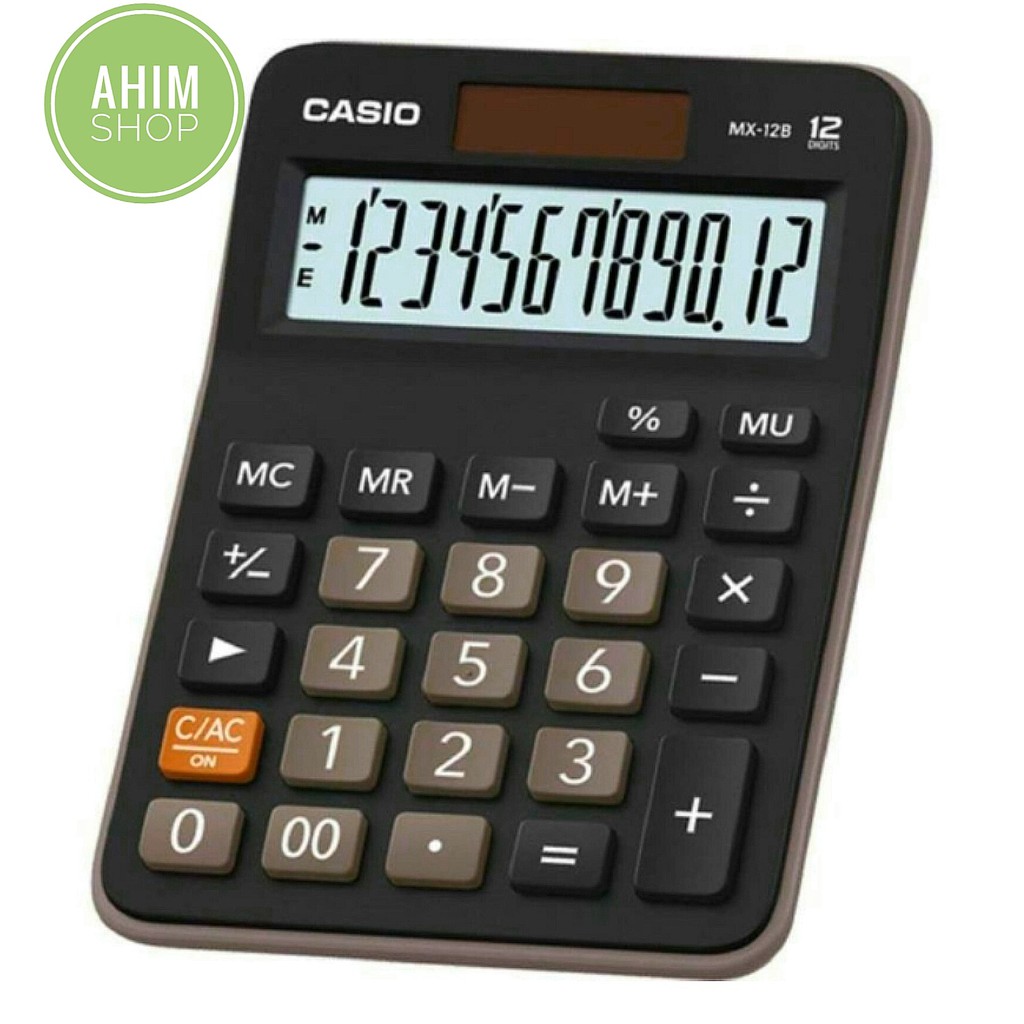 Casio Calculator Mx 12b Kalkulator 12 Digit Tenaga Baterai Matahari White Shopee Indonesia