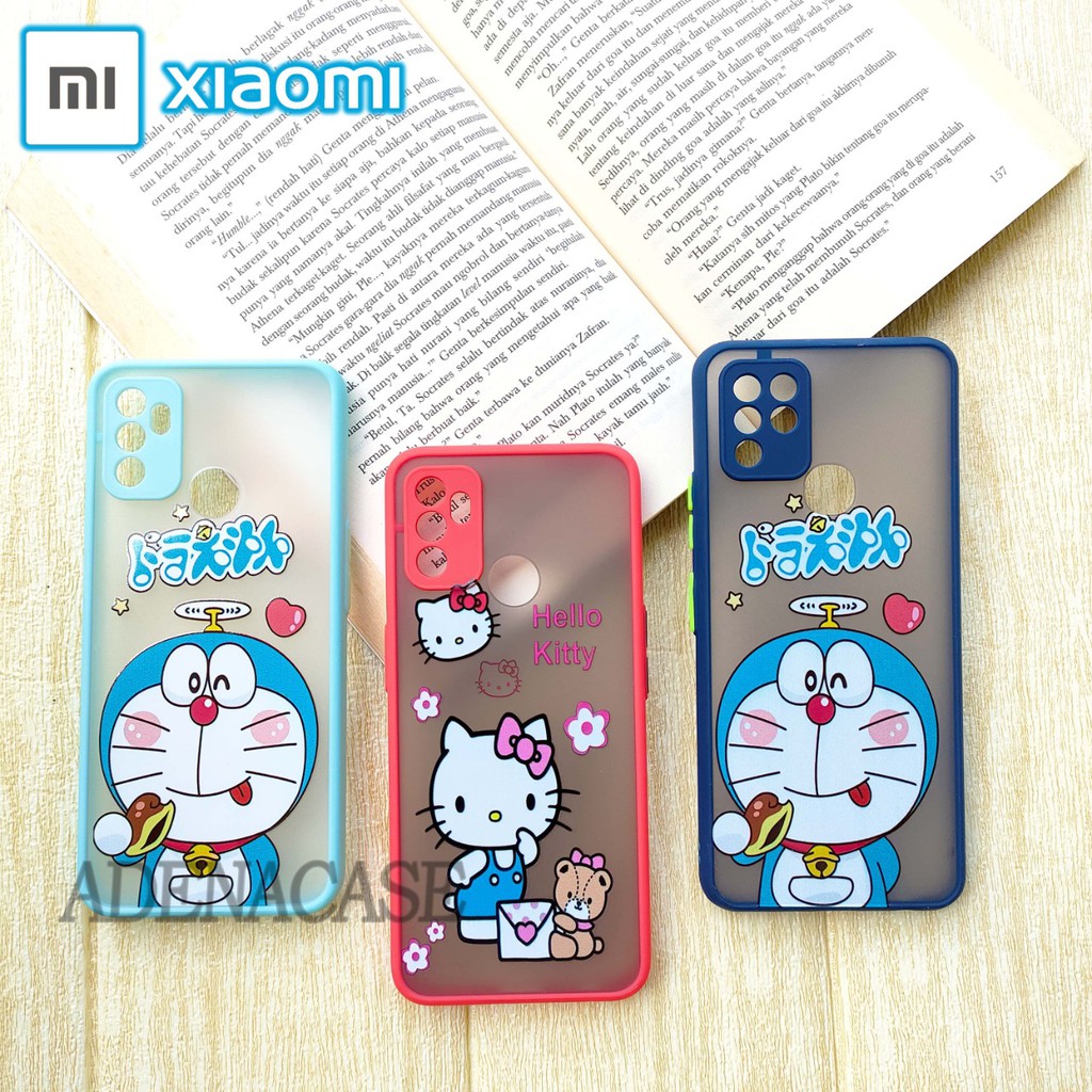 Case Cover Camera Motif Love Semangka Bunga Redmi 9 9A 9T POCO M3