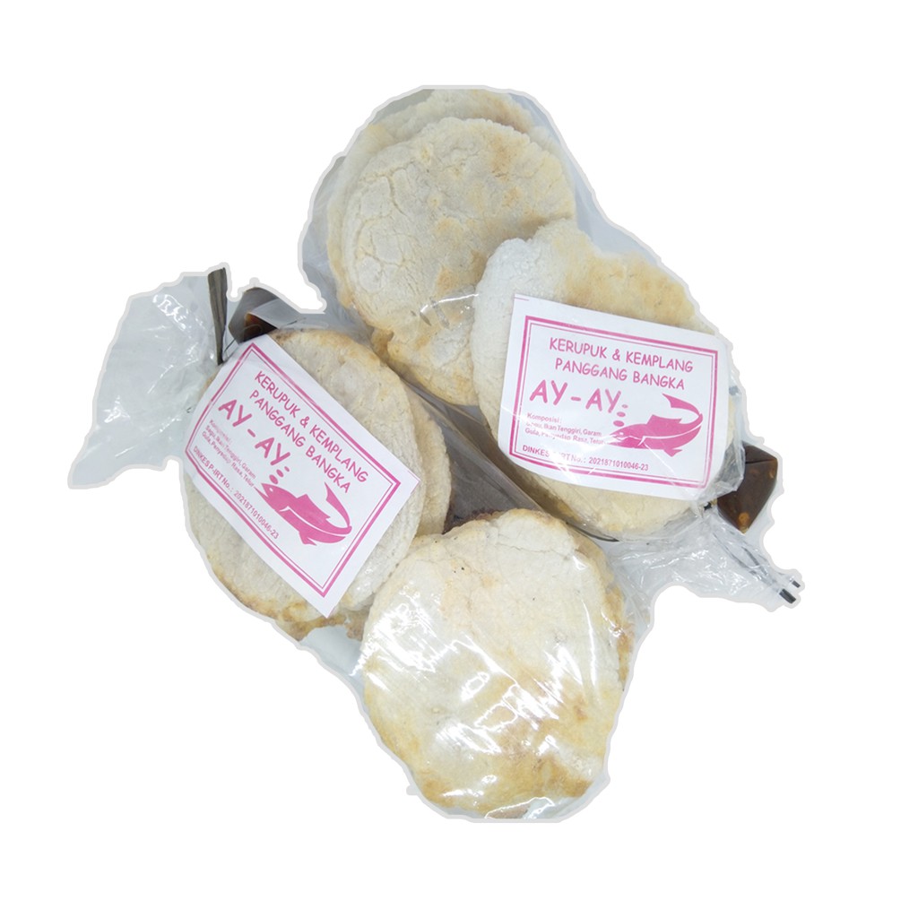 Kemplang Bantat Asli , kerupuk Ikan Tenggiri, sambel bukan SAOS 