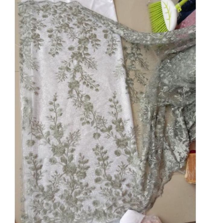 ✹ Kain Tile Spider Payet / Bahan Tile Spider Payet / Bahan Brokat Kebaya ❋