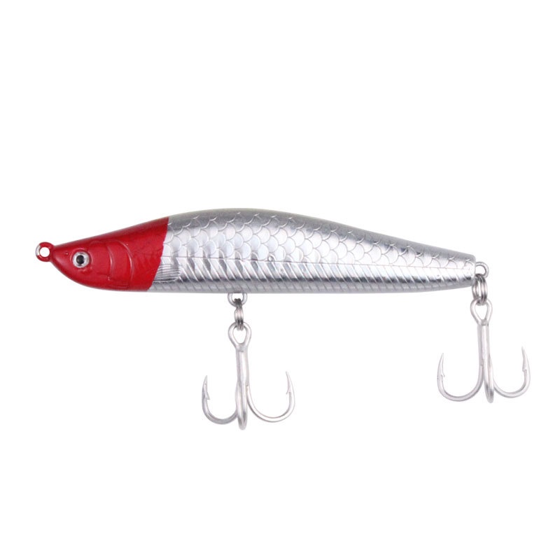 1Pc Umpan Pancing Minnow Fishing Lure Bentuk Pensil 8.5cm 12g Dengan Kait Tajam Untuk Memancing Ikan Mas