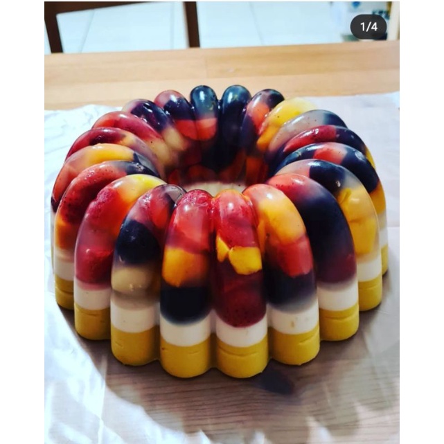 

Puding buah mangga