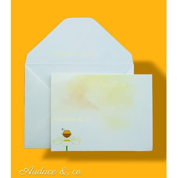 

9 pcs/set kartu "Bee" & amplop ucapan ulang tahun anak kartu kosong