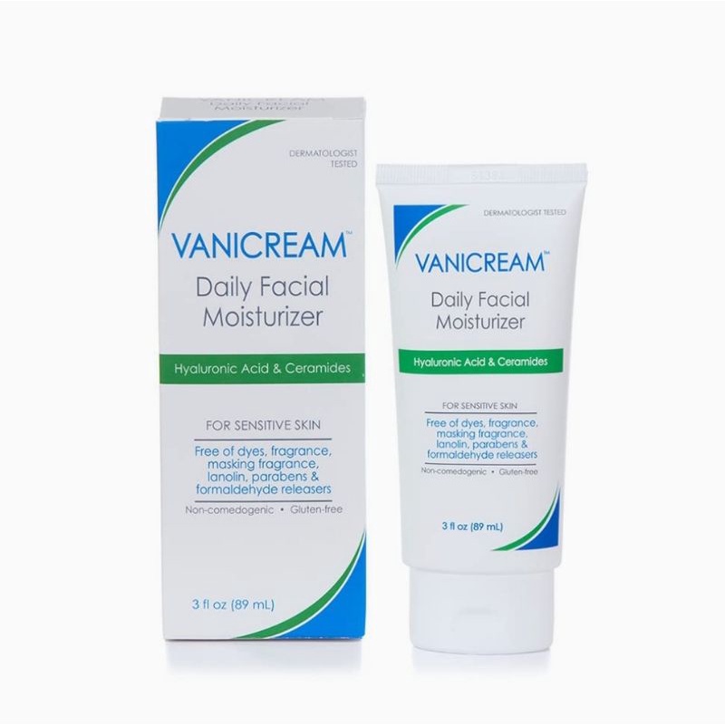 Vanicream Daily Facial Moisturizer With Hyaluronic Acid 89 ML